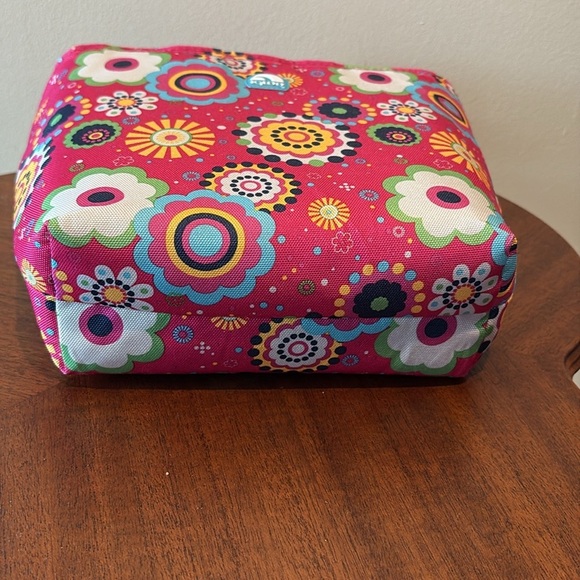 Igloo  cooler Lunchbox  hot/ cool pack bag  heavy nylon  bright pink floral - Picture 7 of 16